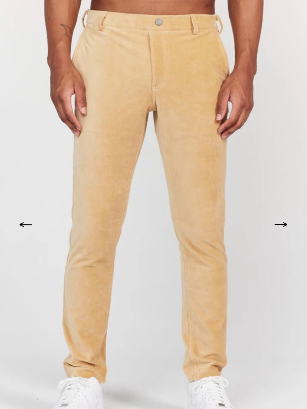 NWT Redvanly Collins Pull-On Corduroy Trouser Sand Pants Size XL
